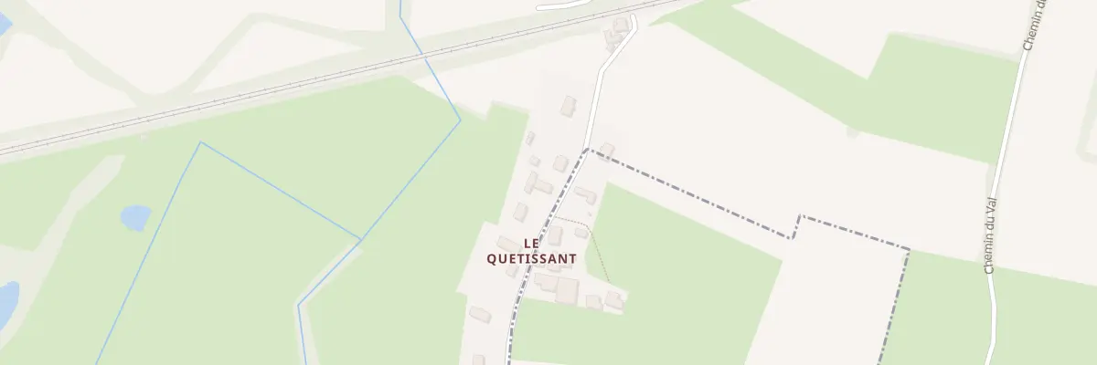 Plan du 673 Rue du Quetissant au Breuil-en-Bessin
