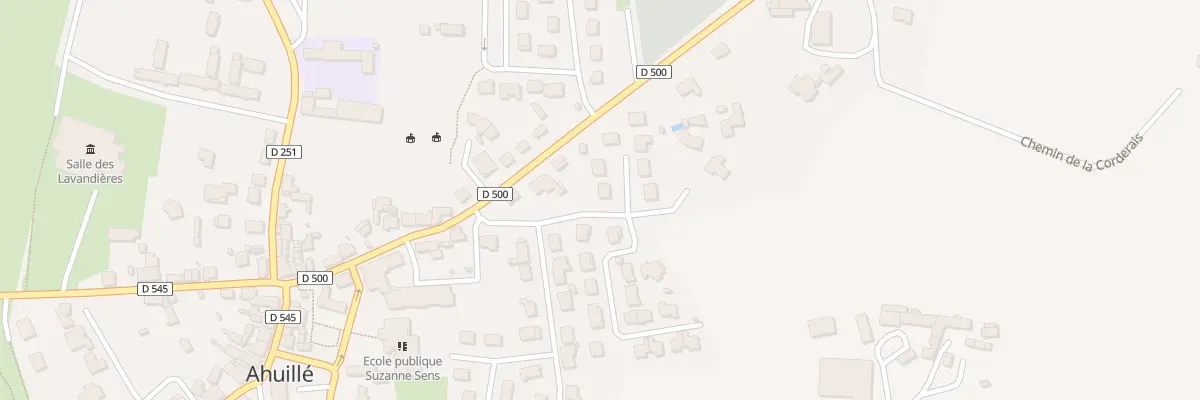 Plan du 2 Imp des Troênes à Ahuillé