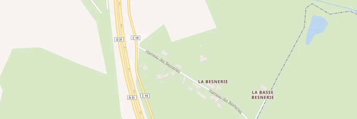 Plan du 3 Ham des Besneries à Saint-Ouën-des-Toits