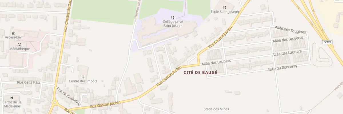 Plan du 4 All de la Vigne à Segré-en-Anjou Bleu