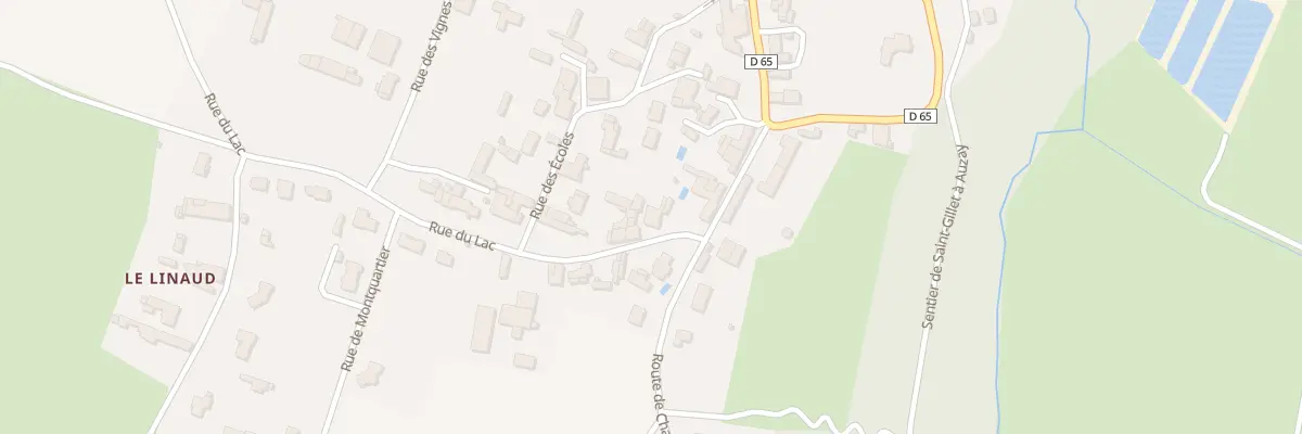 Plan du 4 Rue du lac à Auchay-sur-Vendée