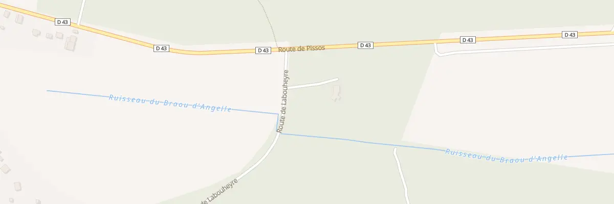 Plan du 61 Rte de Labouheyre à Liposthey