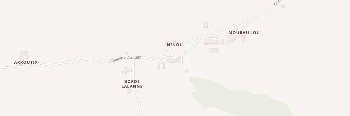 Plan du 545 Che d’Arroutix à Bérenx