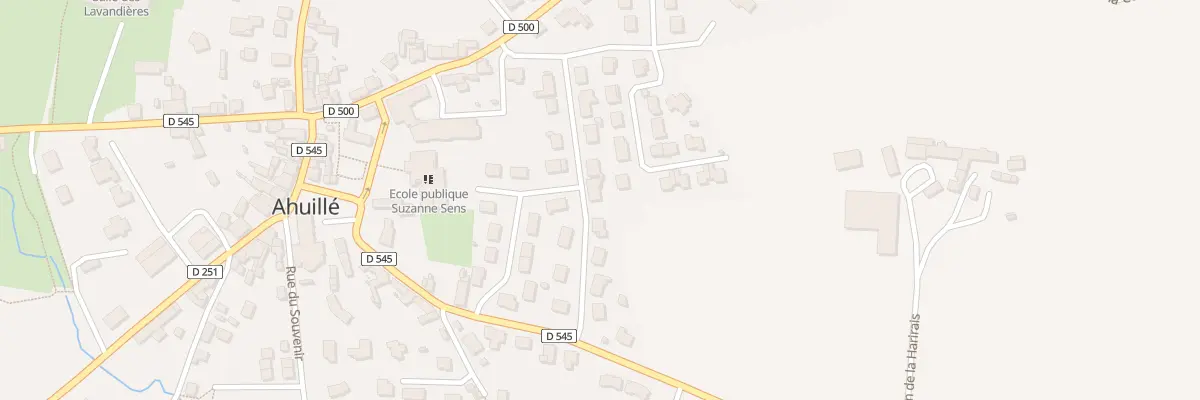 Plan du 10 Rue du Général de Gaulle à Ahuillé