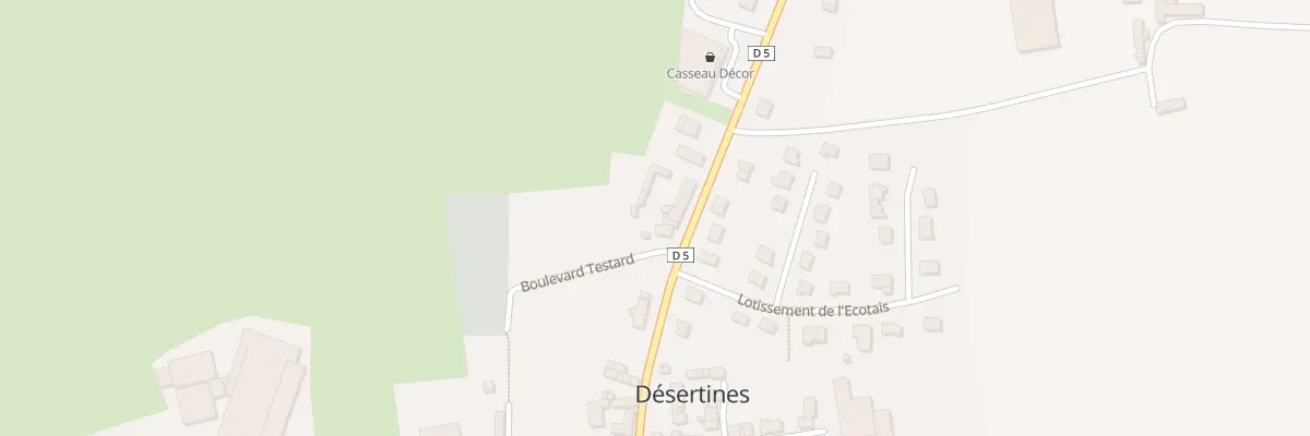 Plan du 31 Rue de Normandie à Désertines