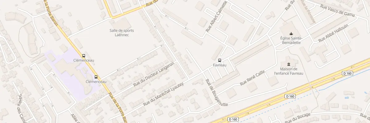 Plan du 10 Rue du Gen Mangin à Cholet
