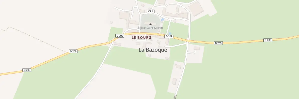 Plan du 5061 Le Bourg à La Bazoque
