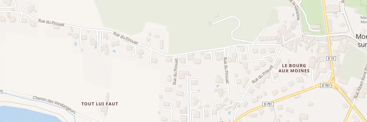 Plan du 11 Rue du Pirouet (Montjean) à Mauges-sur-Loire