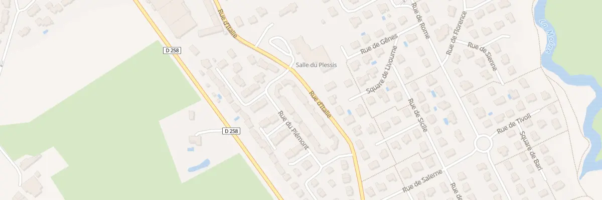 Plan du 1 Rue du Piemont à Saint-Léger-sous-Cholet