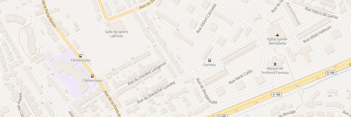 Plan du 12 Rue du Gen Mangin à Cholet