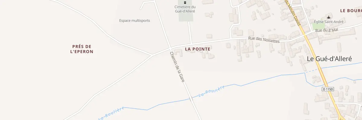 Plan du 39 Rue des Noisettes au Gué-d’Alleré