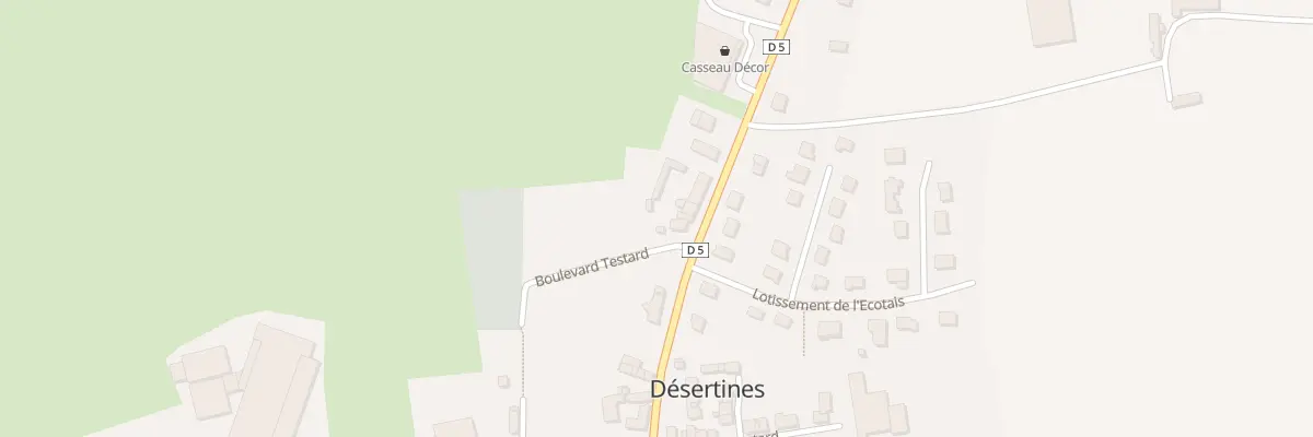 Plan du 29 Rue de Normandie à Désertines