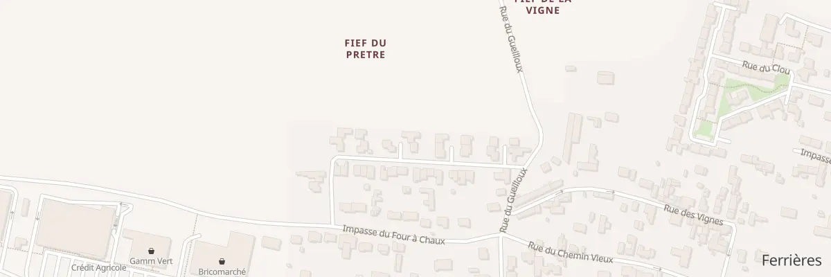 Plan du 20 Rue des Mouettes à Ferrières