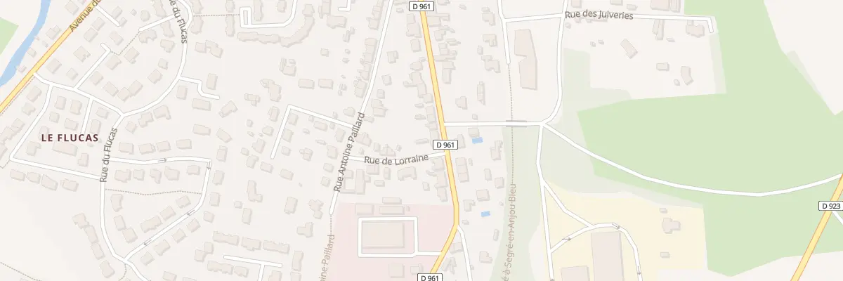 Plan du 52 Rue Denis Papin (Segre) à Segré-en-Anjou Bleu