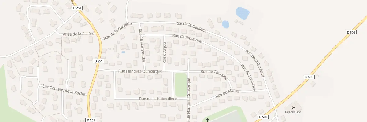 Plan du 1 Imp Flandres Dunkerque à Ahuillé
