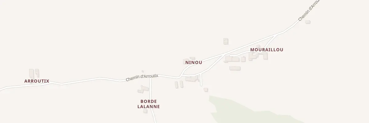 Plan du 510 Che d’Arroutix à Bérenx