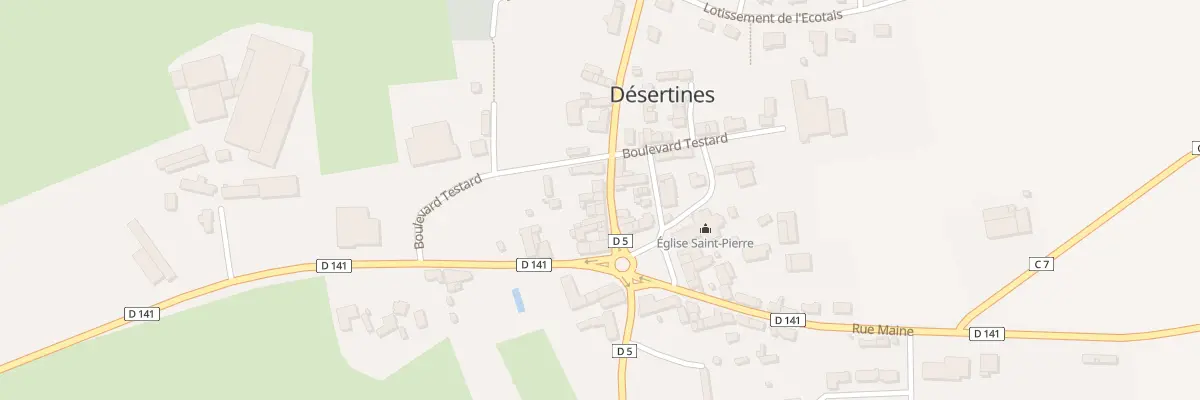 Plan du 17 Rue de Normandie à Désertines