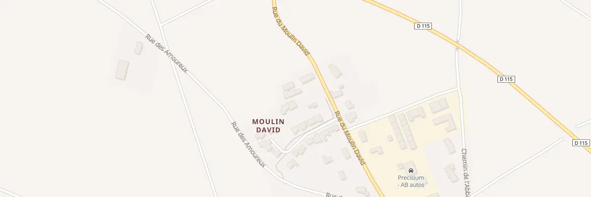Plan du 31 Rue du Moulin David au Gué-d’Alleré