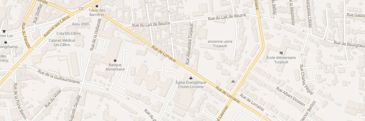 Plan du 67 Rue de Lorraine à Cholet