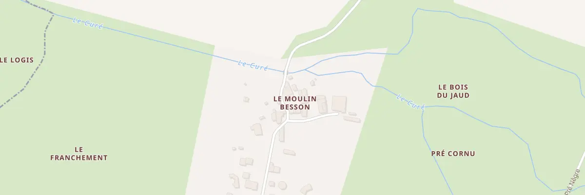 Plan du 16 Rue du Moulin Besson à Bouhet