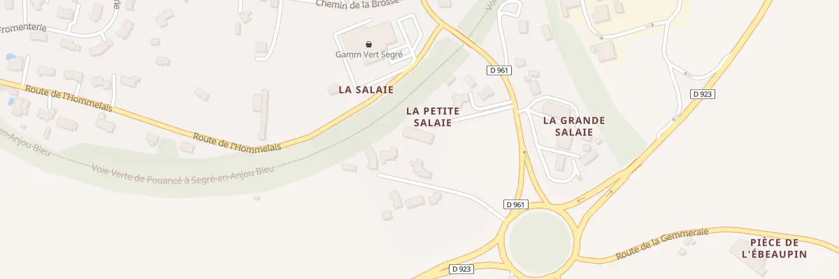 Plan du 82 Rue Denis Papin (Ste Gemmes D à Segré-en-Anjou Bleu