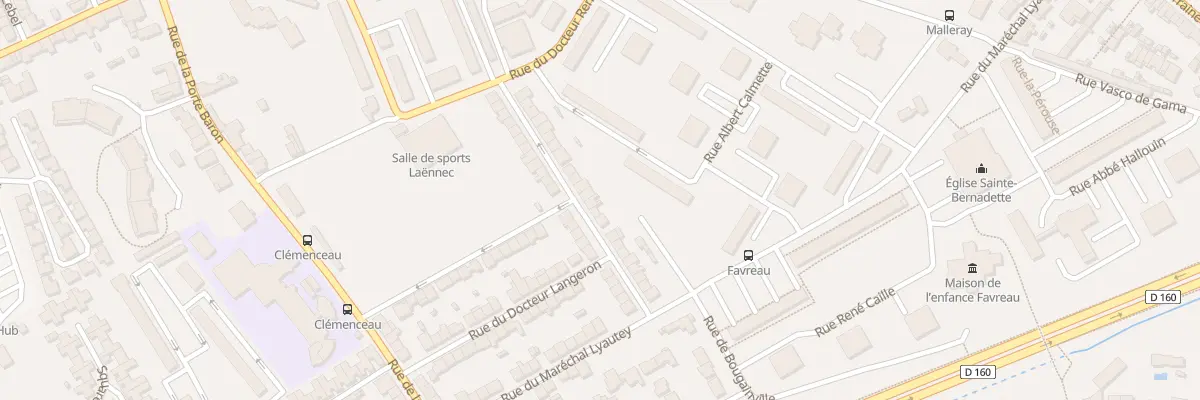 Plan du 22 Rue du Gen Mangin à Cholet