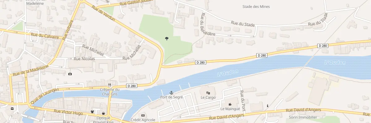 Plan du 3 Rue de Maingué à Segré-en-Anjou Bleu