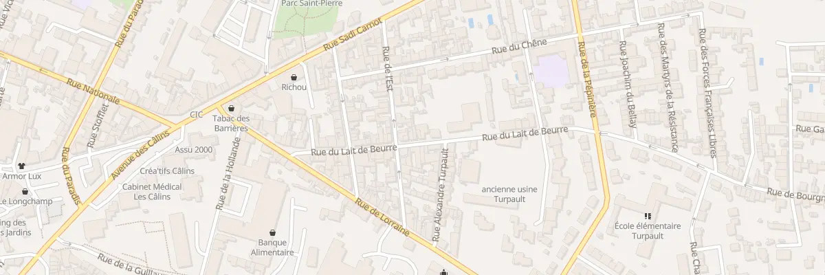 Plan du 41 Rue du Lait de Beurre à Cholet