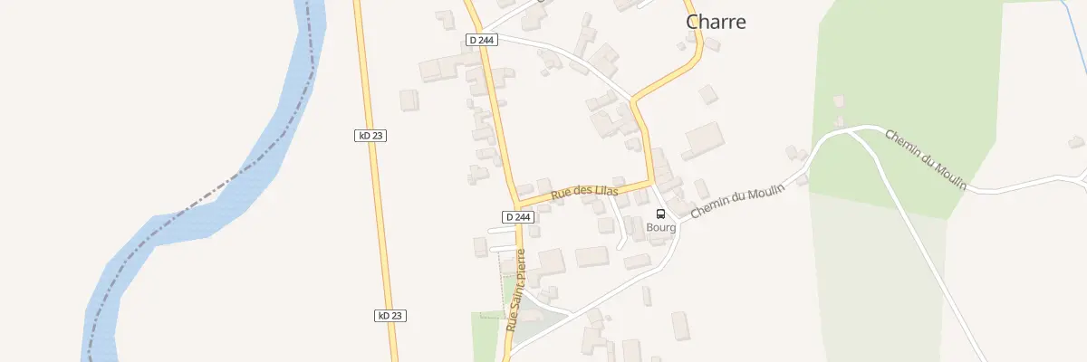 Plan du 10 Rue Saint-pierre à Charre