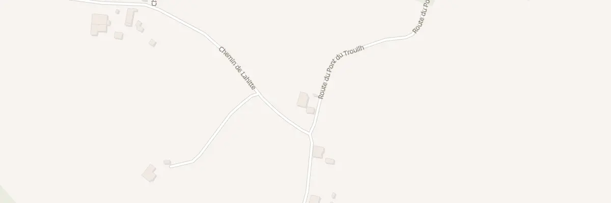 Plan du 55 Rte du Pont du Trouilh à Ossages