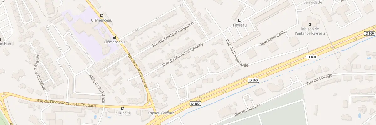 Plan du 16 Rue du Mal Lyautey à Cholet