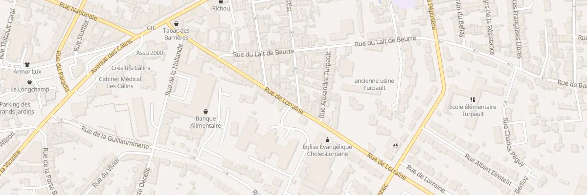 Plan du 59 Rue de Lorraine à Cholet