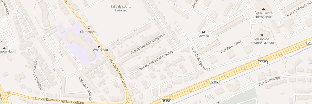 Plan du 21 Rue du Mal Lyautey à Cholet