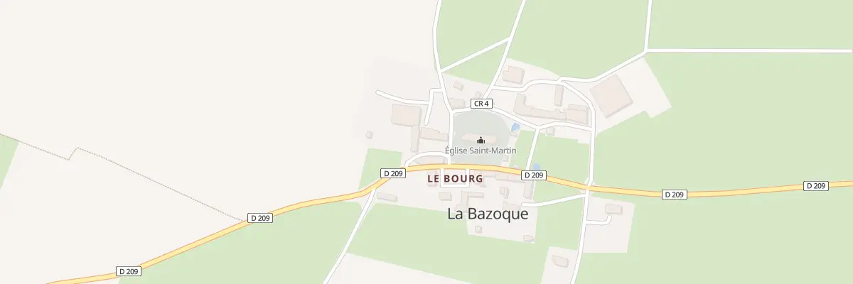 Plan du 5066 Le Bourg à La Bazoque