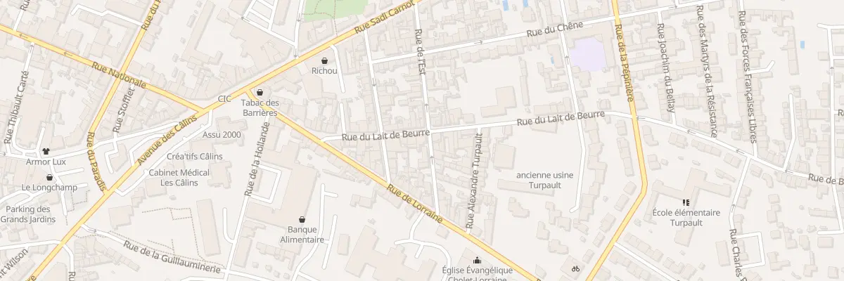 Plan du 19 Rue de l’Est à Cholet