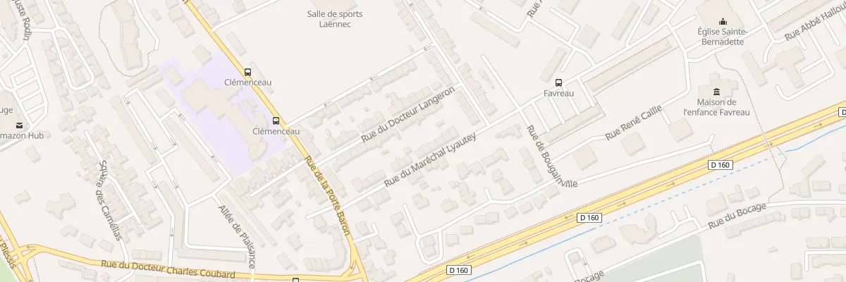 Plan du 19 Rue du Mal Lyautey à Cholet