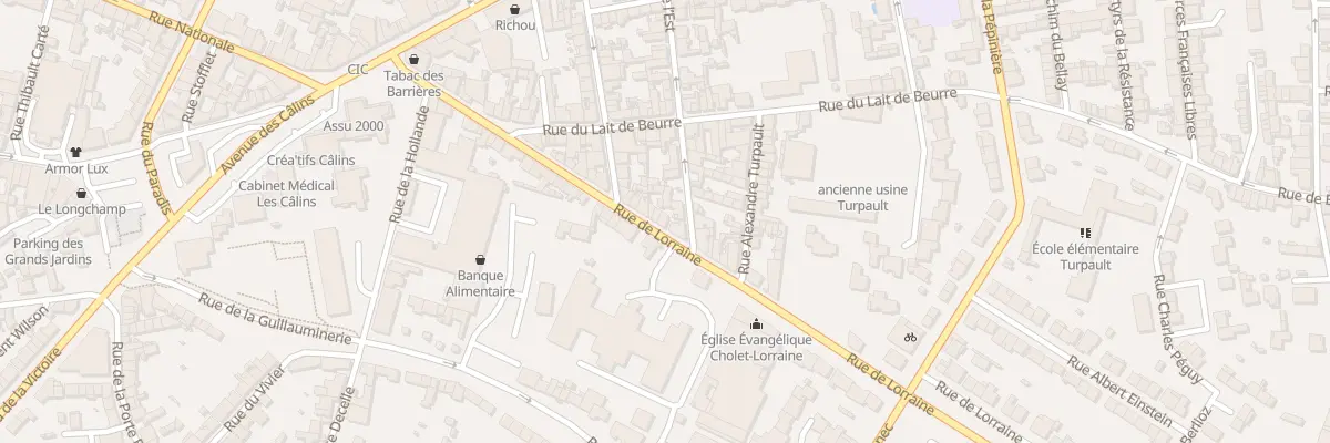 Plan du 53 Rue de Lorraine à Cholet