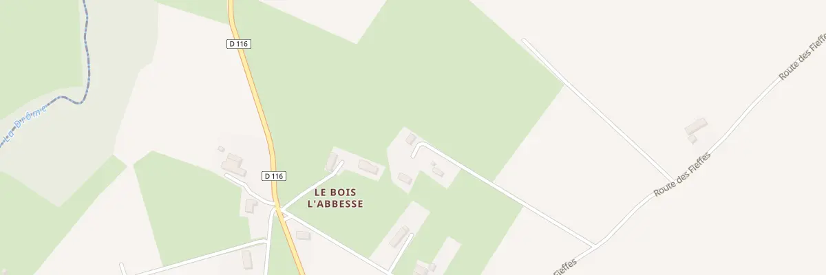 Plan du 587 Rte des Fieffes à Sallen