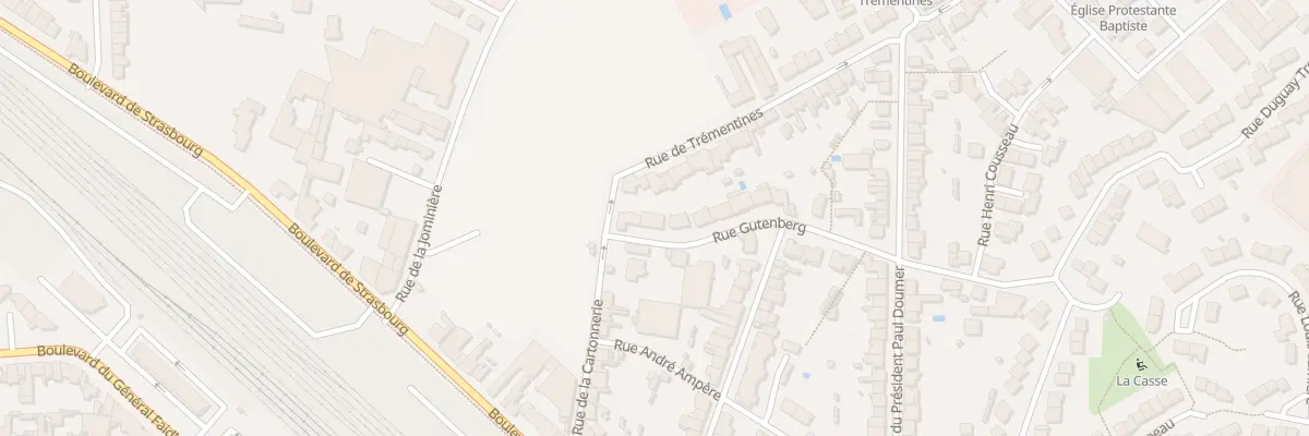 Plan du 32 Rue Gutenberg à Cholet