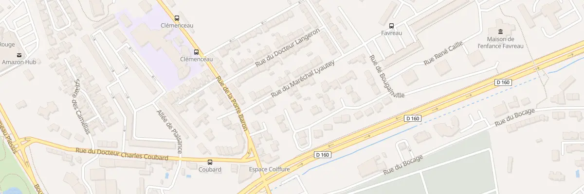 Plan du 10 Rue du Mal Lyautey à Cholet