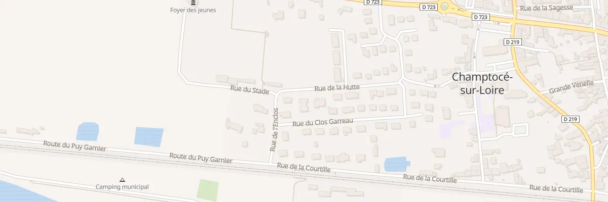 Plan du 25 Rue de la Hutte à Champtocé-sur-Loire