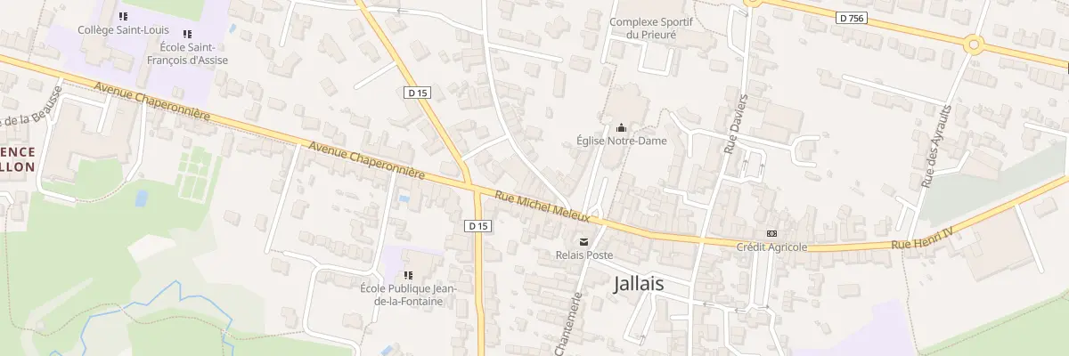 Plan du 6 Rue Michel Meleux (Jallais) à Beaupréau-en-Mauges