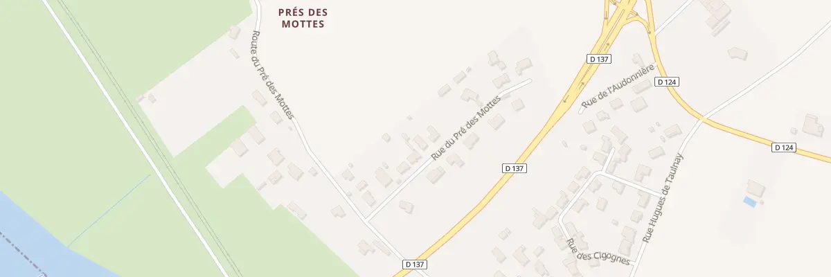 Plan du 6 Pres des Mottes à Cabariot