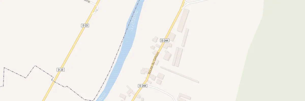 Plan du 14 Rte du Saison à Charre