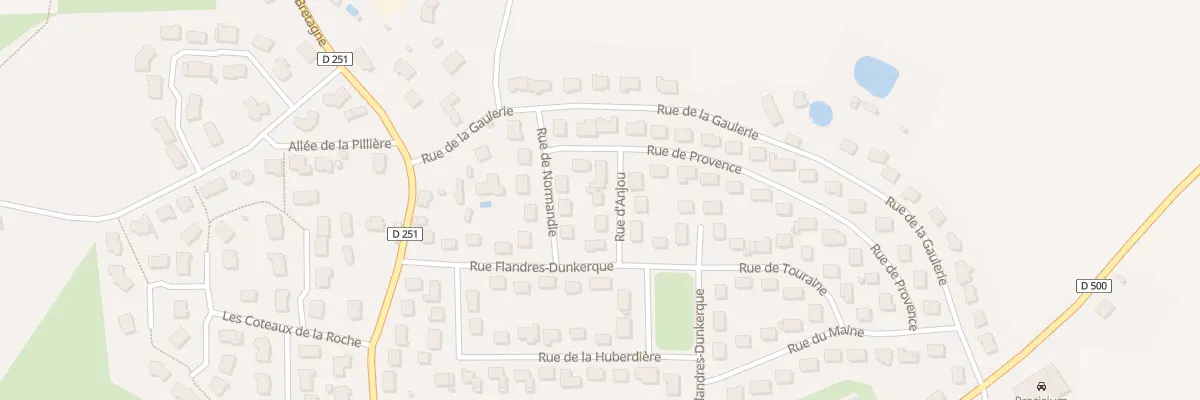 Plan du 5 Rue d’Anjou à Ahuillé