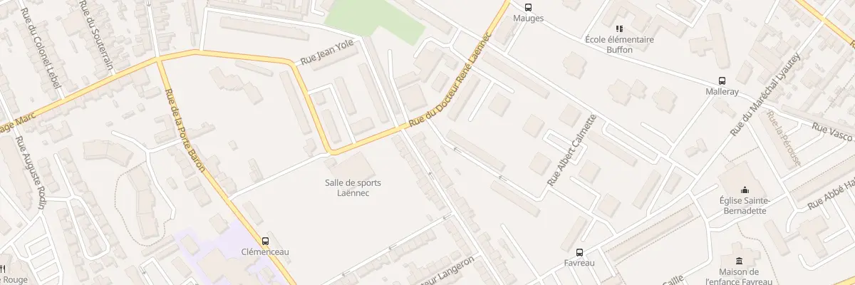 Plan du 44 Rue du Gen Mangin à Cholet