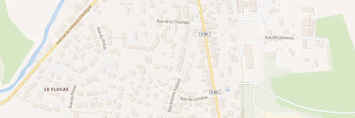 Plan du 20 Rue Antoine Paillard à Segré-en-Anjou Bleu