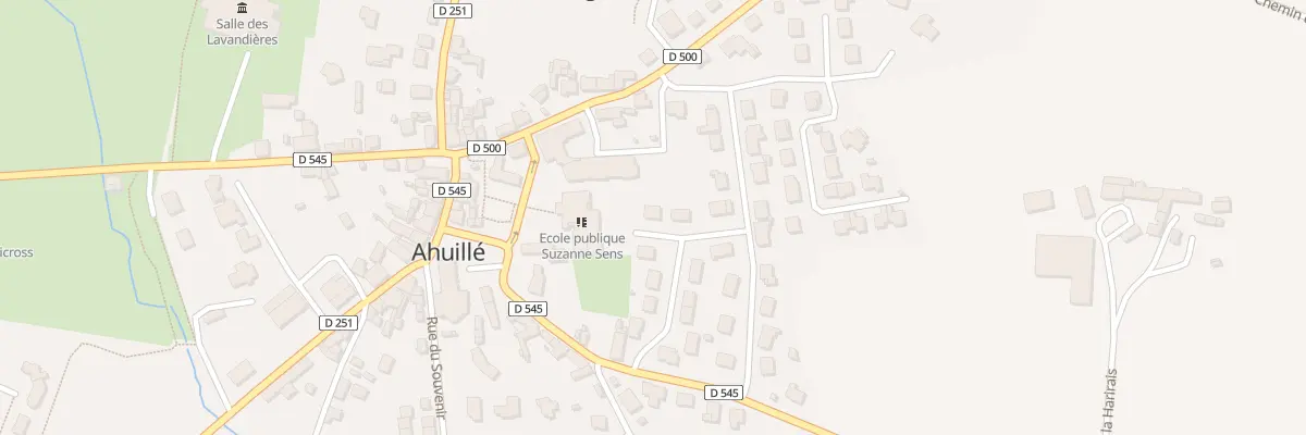 Plan du 9 Rue du Docteur Georget à Ahuillé
