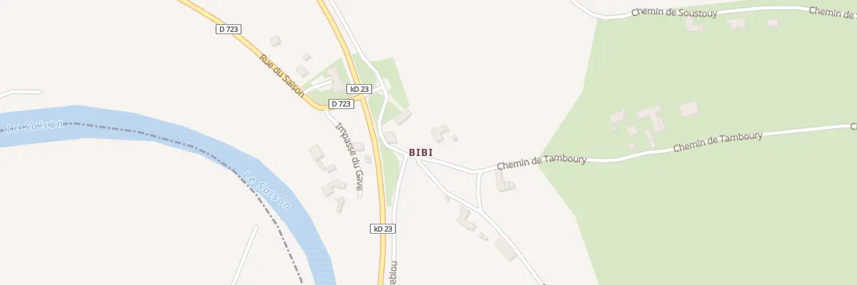 Plan du 1 Che Tamboury à Rivehaute