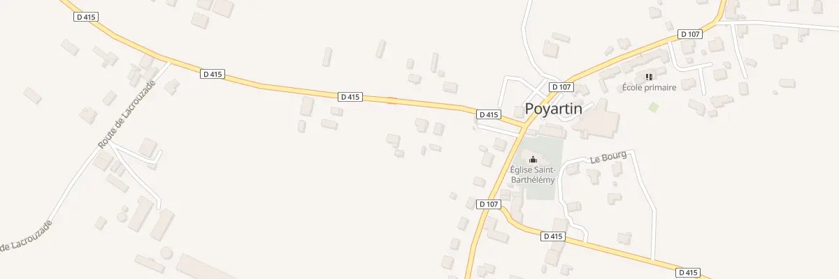 Plan du 123 Rte du Dupere à Poyartin